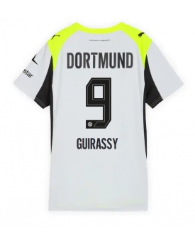 Borussia Dortmund Serhou Guirassy #9 Maglia Gara Trasferta Repliche 2025-26 Donna Maniche Corte